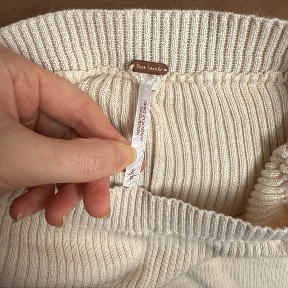 Free People Ribbed Stretch Pants - Picture 7 of 8